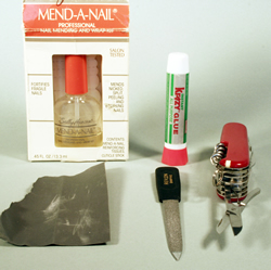 Classical guitar players nail care